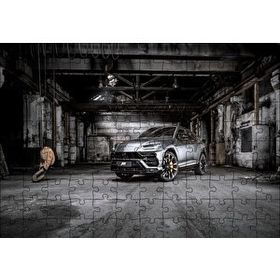 Cakapuzzle Lamborghini Urus 120 Parça Ahşap Puzzle