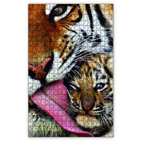 Cakapuzzle Laplan ve Yavrusu Ahşap 255 Parça Puzzle