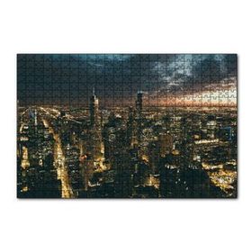Cakapuzzle Las Vegas Gece Manzarası 120 Parça Ahşap Puzzle
