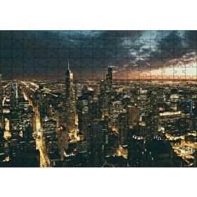 Cakapuzzle Las Vegas Gece Manzarası 255 Parça Ahşap Puzzle