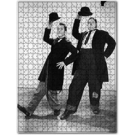Cakapuzzle Laurel Hardy Filmde Dans Ahşap 255 Parça Puzzle