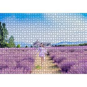 Cakapuzzle Lavanta Tarlaları Arasındaki Kız 120 Parça Ahşap Puzzle