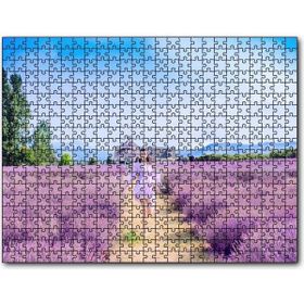 Cakapuzzle Lavanta Tarlaları Arasındaki Kız Mdf 120 Parça Puzzle