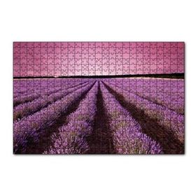 Cakapuzzle Lavanta Tarlaları ve Mor Gökler 120 Parça Ahşap Puzzle