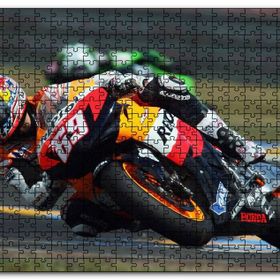 Cakapuzzle Le Mans Yarışçı Motogp 500cc Motosiklet Görseli Mdf 1000 Parça Puzzle