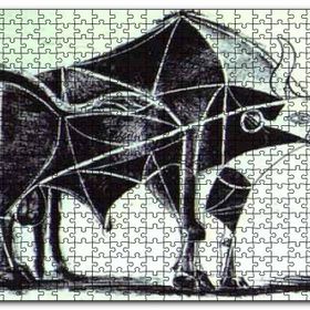 Cakapuzzle Le Taureau Mdf 1000 Parça Puzzle