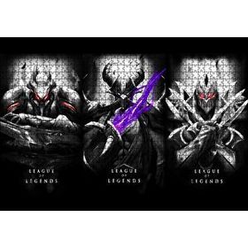 Cakapuzzle League Of Legends Animasyon Afiş Görseli Mdf 1000 Parça Puzzle