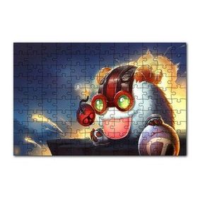 Cakapuzzle League of Legends Ziggs 120 Parça Ahşap Puzzle