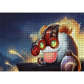 Cakapuzzle League of Legends Ziggs 120 Parça Ahşap Puzzle