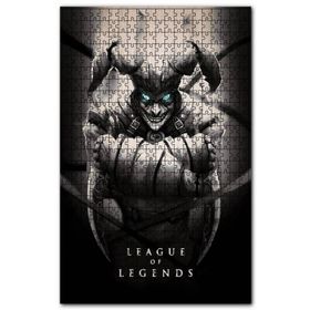 Cakapuzzle League ve Legends Shaco Fan Art Görseli Ahşap 1000 Parça Puzzle