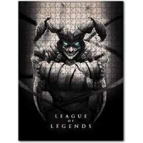 Cakapuzzle League ve Legends Shaco Fan Art Görseli Ahşap 500 Parça Puzzle