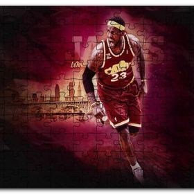 Cakapuzzle Lebron James Cleveland 23 Numaralı Formalı Mdf 500 Parça Puzzle
