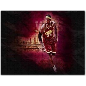 Cakapuzzle Lebron James Cleveland 23 Numaralı Formalı Mdf 500 Parça Puzzle