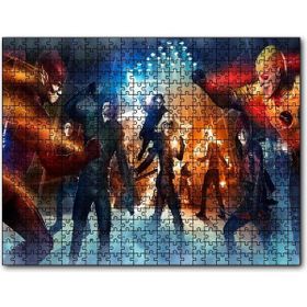 Cakapuzzle Legends Of Tomorrow Tüm Kahramanlar 120 Parça Ahşap Puzzle