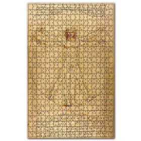 Cakapuzzle Leonardo Da Vinci İnsan Anatomisi Görseli Ahşap 1000 Parça Puzzle