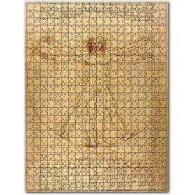 Cakapuzzle Leonardo Da Vinci İnsan Anatomisi Görseli Ahşap 255 Parça Puzzle