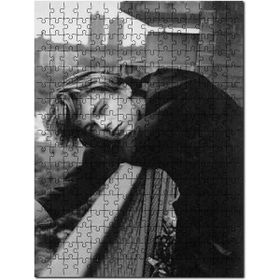 Cakapuzzle Leonardo Di Caprio Balkonda Siyah Beyaz Mdf 1000 Parça Puzzle