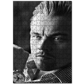Cakapuzzle Leonardo Di Caprio Siyah Beyaz Yakın Portre Mdf 120 Parça Puzzle