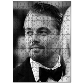 Cakapuzzle Leonardo Di Caprio Top Sakallı Siyah Beyaz Mdf 1000 Parça Puzzle