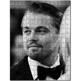 Cakapuzzle Leonardo Di Caprio Top Sakallı Siyah Beyaz Mdf 1000 Parça Puzzle