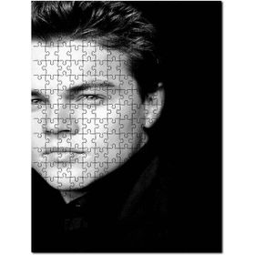 Cakapuzzle Leonardo Di Caprio Yarım Portre Siyah Beyaz Mdf 120 Parça Puzzle