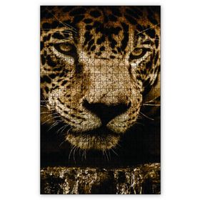 Cakapuzzle Leopar Su İçerken Ahşap 1000 Parça Puzzle