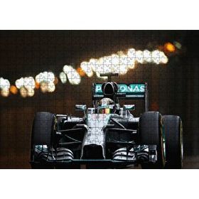Cakapuzzle Lewis Hamilton Formül 1 2019 Görseli 120 Parça Ahşap Puzzle