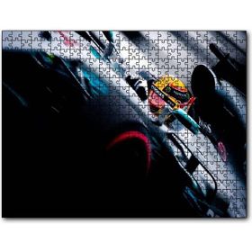 Cakapuzzle Lewis Hamilton Mersedes İle Formula 1 Görseli Mdf 120 Parça Puzzle