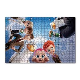 Cakapuzzle Leylekler Animasyon Filmi Karekterleri 120 Parça Ahşap Puzzle