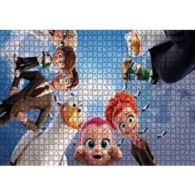 Cakapuzzle Leylekler Bebek Sarah Henry ve Nate 120 Parça Ahşap Puzzle
