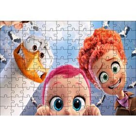 Cakapuzzle Leylekler Filmi Sahnesi 120 Parça Ahşap Puzzle