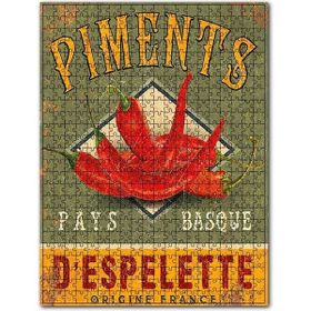 Cakapuzzle Lezetli Kırmızı Biber Afiş Görseli 120 Parça Puzzle