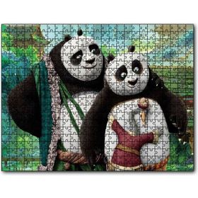 Cakapuzzle Li Shan ve Po İle Kung Fu Panda Görseli Mdf 120 Parça Puzzle