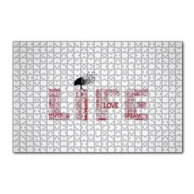 Cakapuzzle Life Words Minimalism 120 Parça Ahşap Puzzle