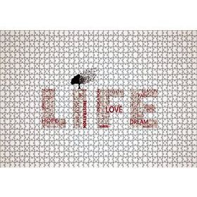 Cakapuzzle Life Words Minimalism 120 Parça Ahşap Puzzle