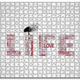 Cakapuzzle Life Words Minimalism Ahşap 1000 Parça Puzzle