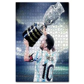 Cakapuzzle Lionel Messi 2021 Arjantin Şampiyonluk Kupası 1000 Parça Puzzle
