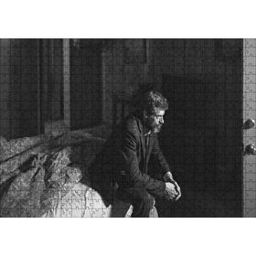 Cakapuzzle Logan Noir Siya Beyaz Görseli 120 Parça Ahşap Puzzle
