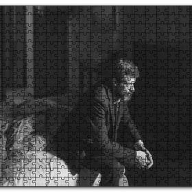 Cakapuzzle Logan Noir Siya Beyaz Görseli Mdf 120 Parça Puzzle
