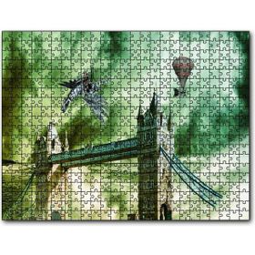 Cakapuzzle Londra Köprüsü Fantastik Görsel 500 Parça Puzzle