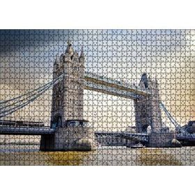 Cakapuzzle Londra Tower Bridge Köprüsü 120 Parça Ahşap Puzzle