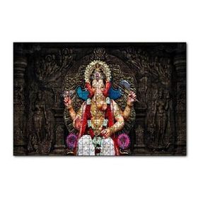 Cakapuzzle Lord Ganesha İllüstrasyon 120 Parça Ahşap Puzzle