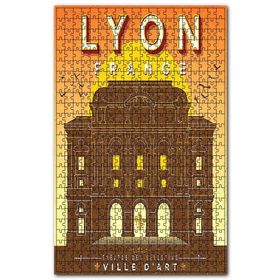 Cakapuzzle Lyon De Sanat Kalesi Görseli Ahşap 1000 Parça Puzzle