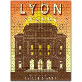 Cakapuzzle Lyon De Sanat Kalesi Görseli Ahşap 1000 Parça Puzzle