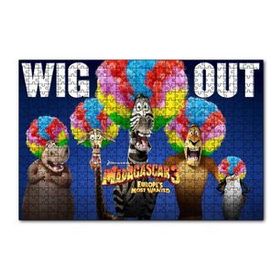Cakapuzzle Madagascar 3 Film Afişi 120 Parça Ahşap Puzzle