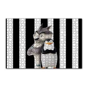 Cakapuzzle Madagaskar Penguenleri Kaptan Görseli 120 Parça Ahşap Puzzle
