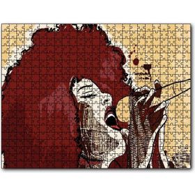Cakapuzzle Madonna Mikrofonda Çizim Mdf 120 Parça Puzzle