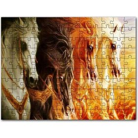 Cakapuzzle Mahşerin Dört Atlısı Mdf 255 Parça Puzzle