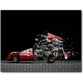 Cakapuzzle Makine Mühendisliği Tasarımı Görseli Mdf 120 Parça Puzzle