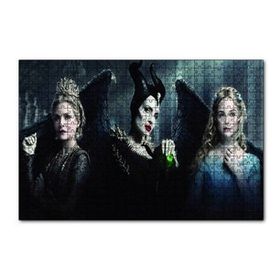 Cakapuzzle Maleficent Kadınları Görseli 120 Parça Ahşap Puzzle